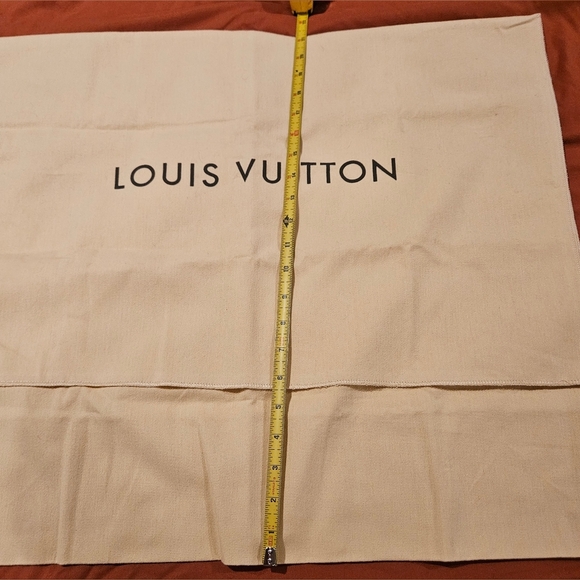 XL LOUIS VUITTON Fold Over Dust Bag Handbag Protector Tote Storage Luggage Cover - Picture 8 of 11
